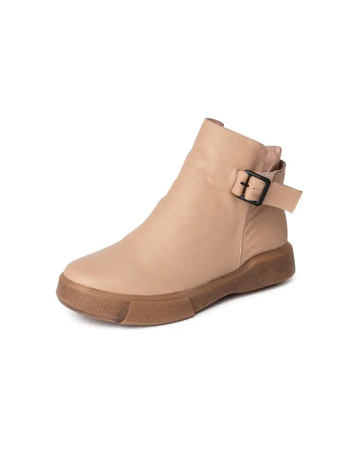 Leather Ankle Boots for