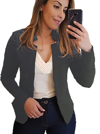 Small Suit Long Sleeve Color Cardigan Jacket Top