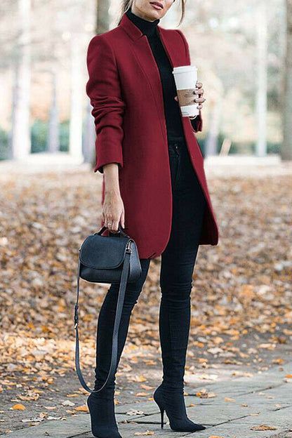 Long Sleeve Regular Sleeve Coats(6 Colors)
