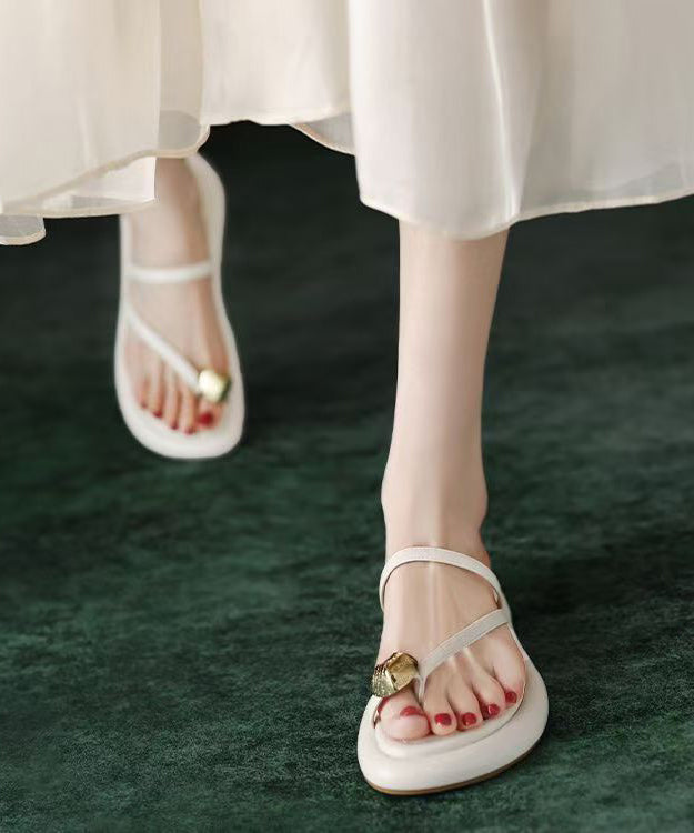 Summer New French Toe Set Black Slide Sandals Ag1029
