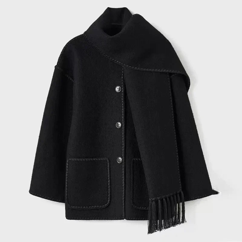 JO | Timeless tassel coat for women