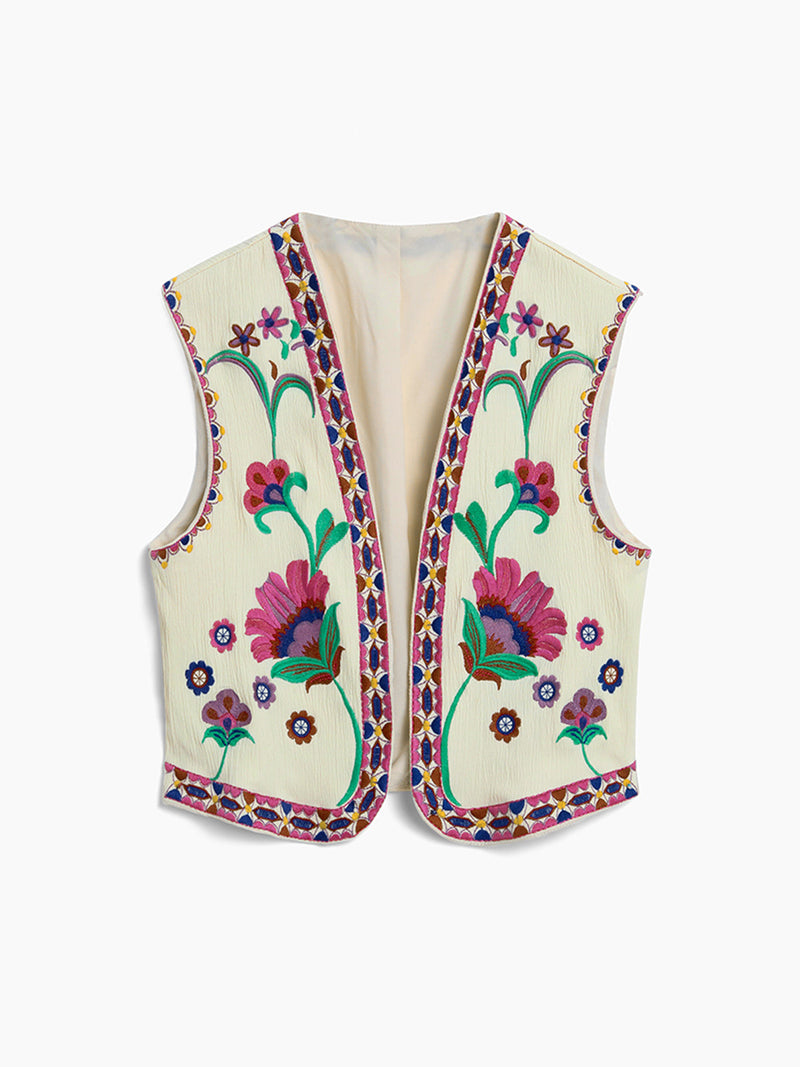 Embroidered Vest
