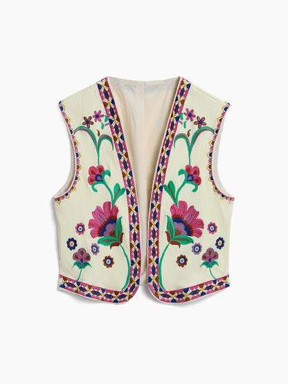 Embroidered Vest