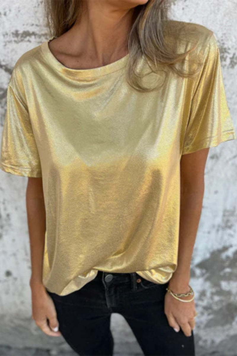 Color O Neck T-shirts(5 Colors)