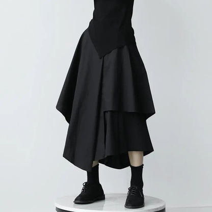 Saira Black Skirt