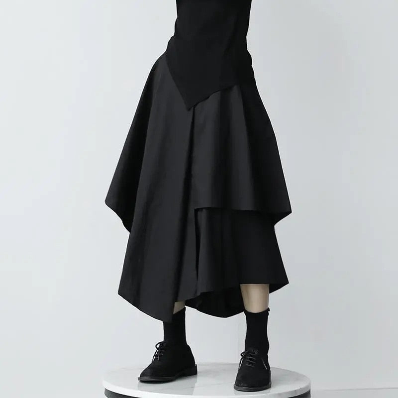 Saira Black Skirt