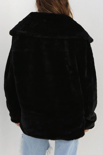Patchwork Turndown Collar Outerwear(7 Colors)