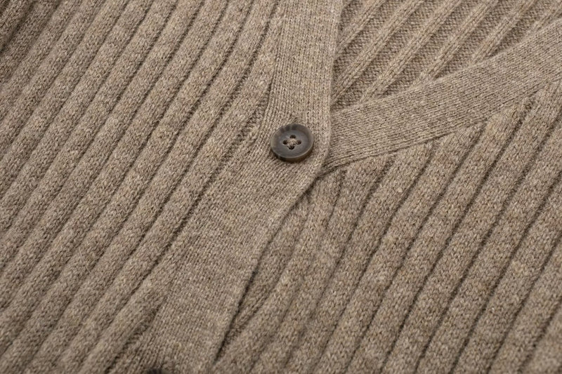 Fall Clothing Fashionable Knitted Cardigan Sweater Coat