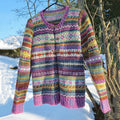 Vintage Icelandic Kofte Knit Jacquard Warmth Cardigan Unisex elevenforest