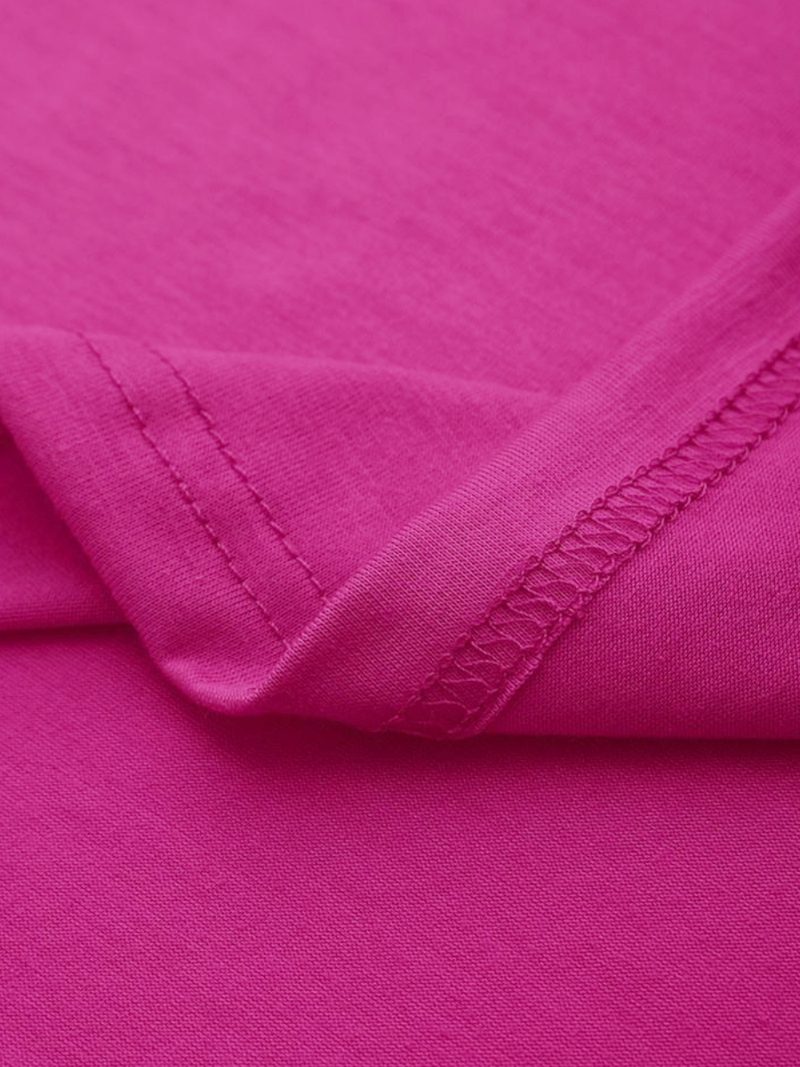 4xl 5xl Pink Letter Print Pocket Design Pants Set New Round Neck Long Sleeve 2pcs Two Pieces Outfit for Lady