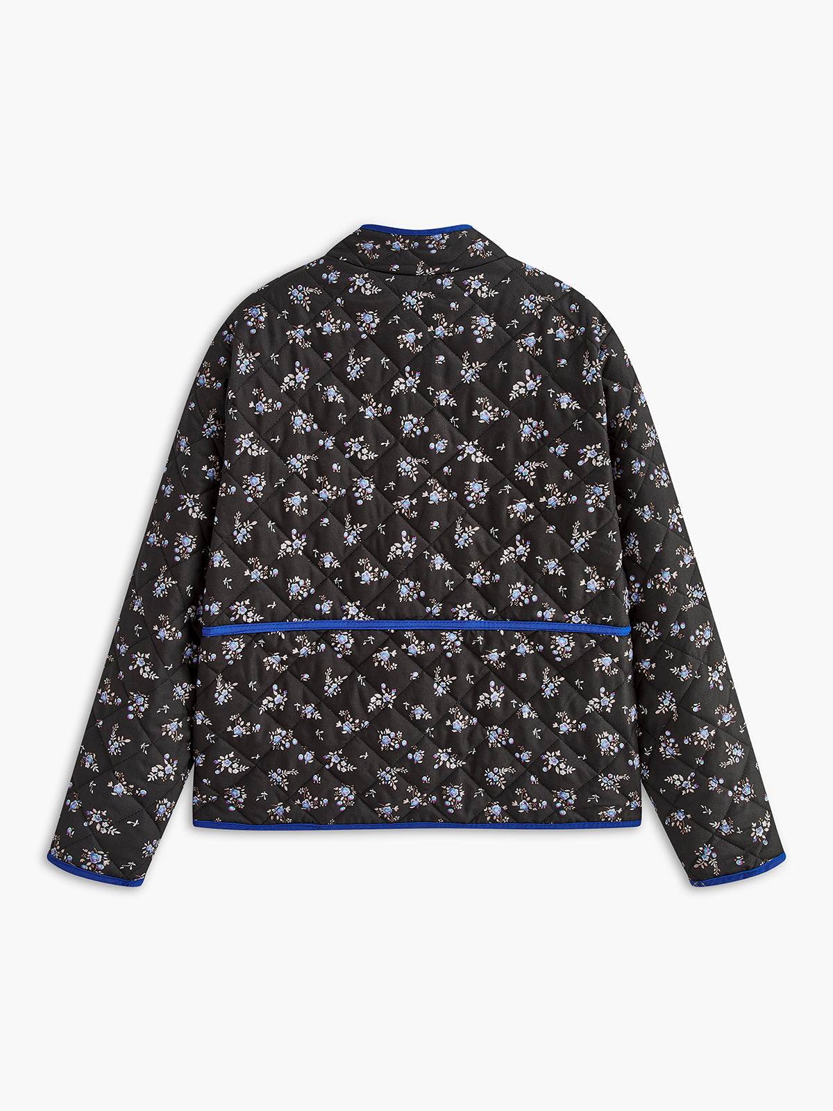 Contrast Trim Winter Coat