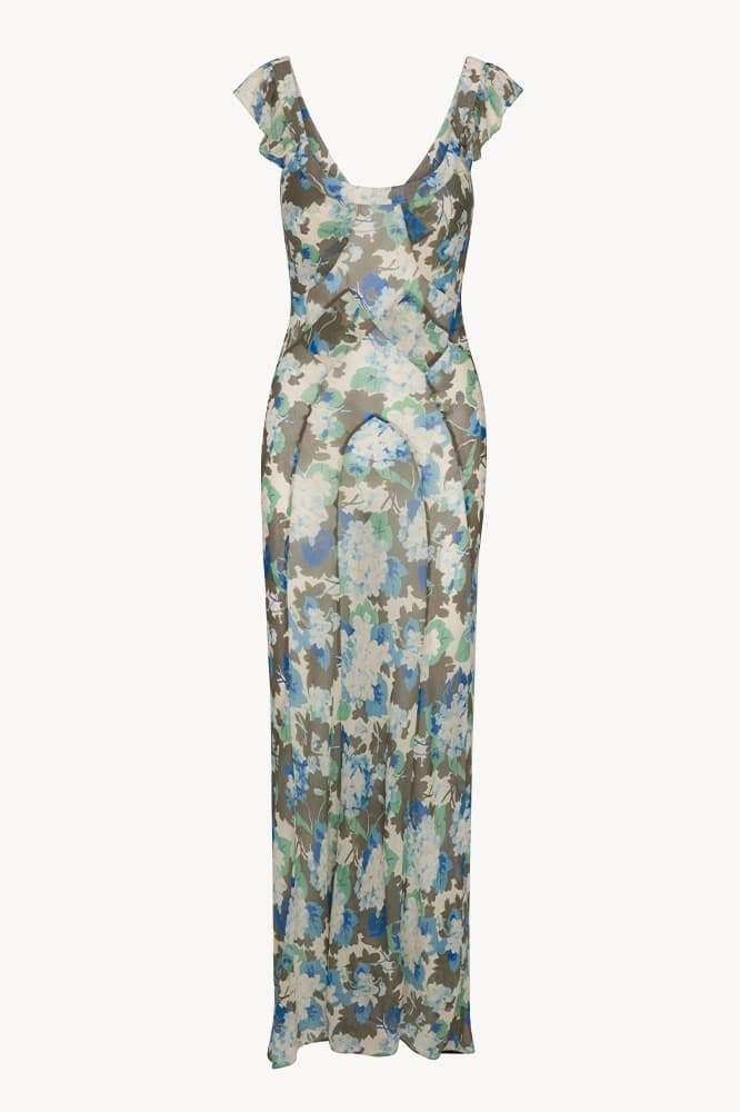 Renata Ruffle Maxi Dress