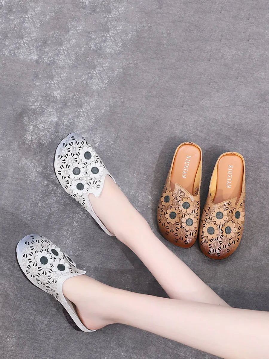 Subtly Elegant Slippers with a Refined Vintage Look