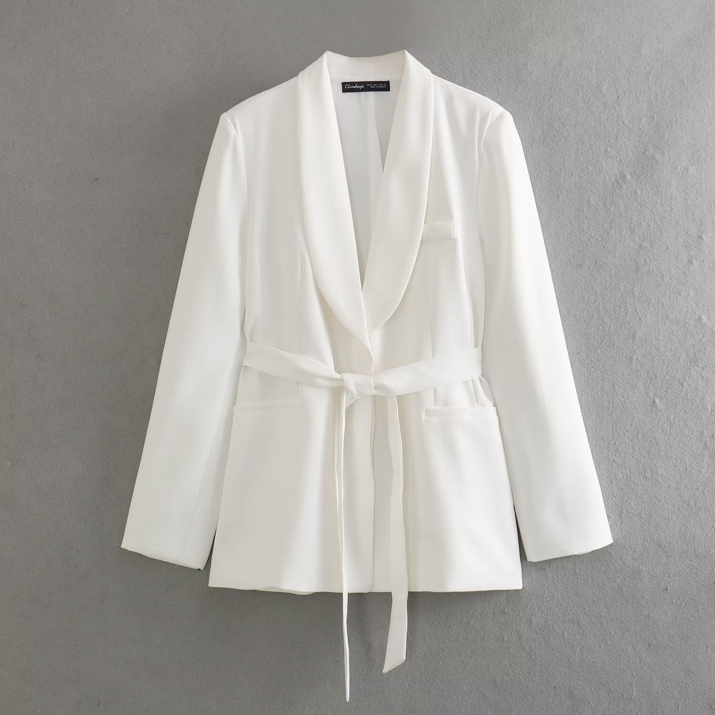 Spring Autumn With Belt Dress Small Blazer High Waist Pants Straight-leg Pants Fashionable Graceful Suit