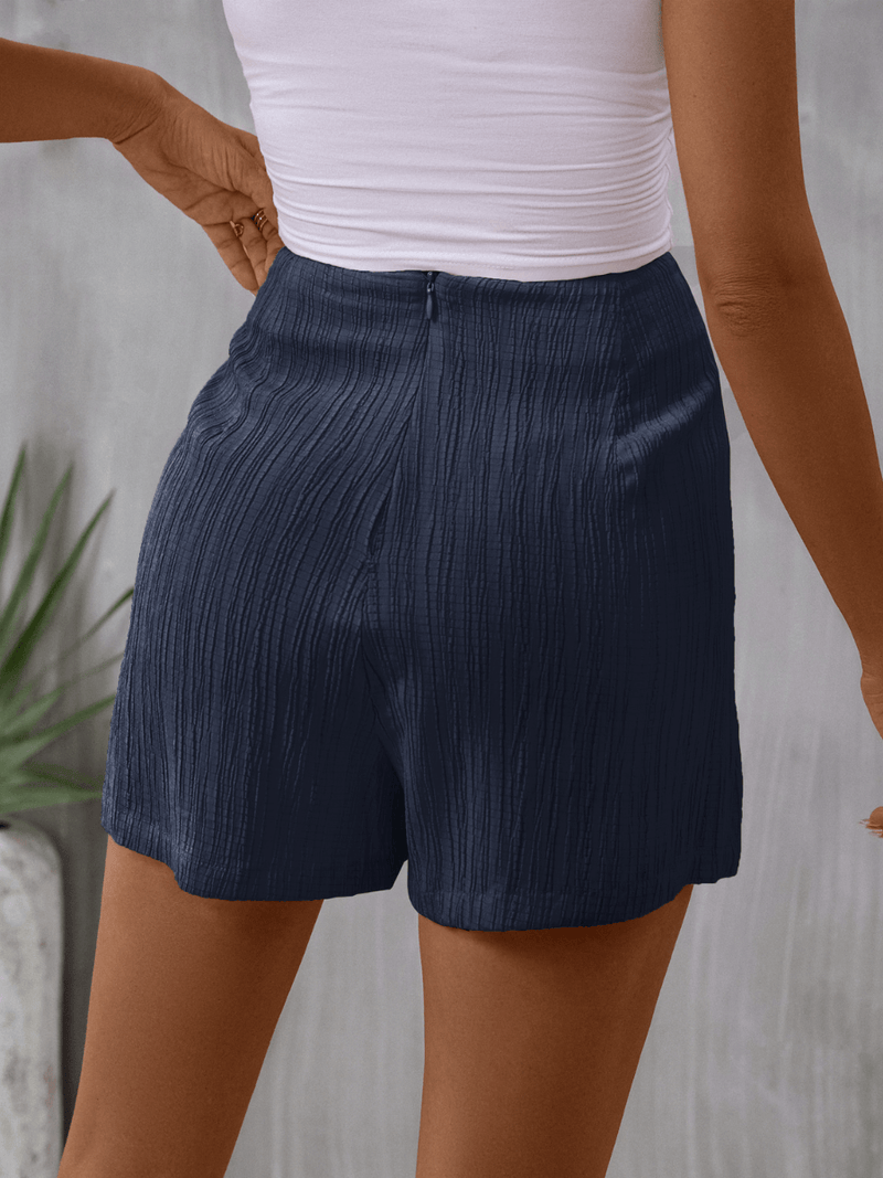 Mariah Side Tie Skort - Navy