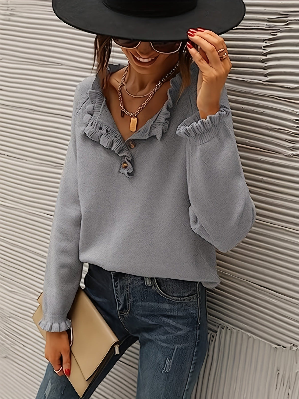 Gracefully Designed Sweater