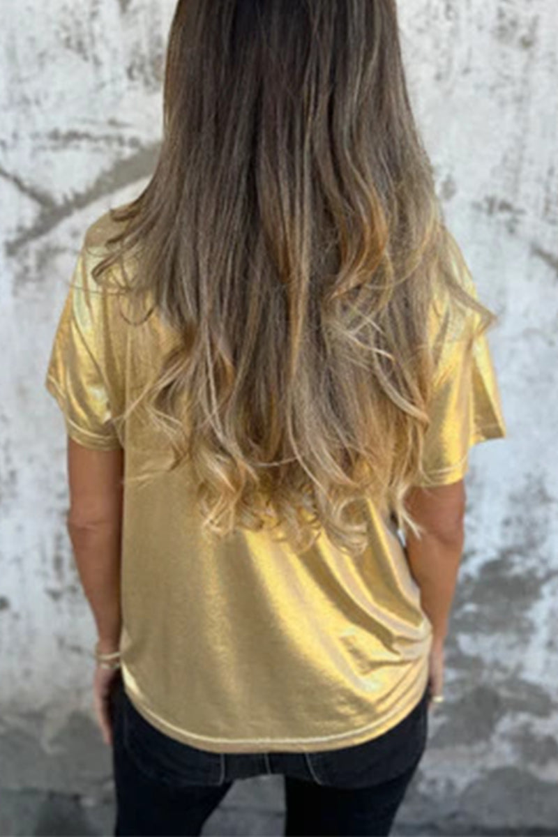 Color O Neck T-shirts(5 Colors)