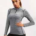 JO | Fleece-lined, long-sleeved ladies' jacket with high neckline
