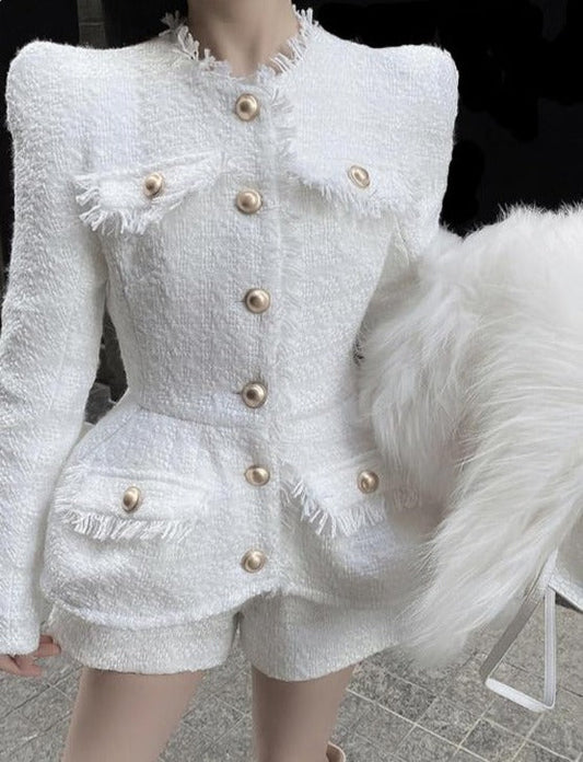 Gabrielle Tweed Blazer & Shorts