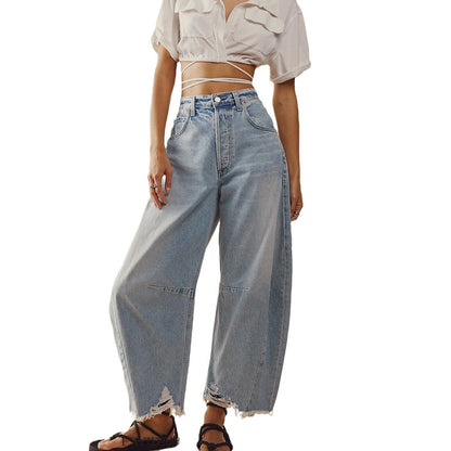 Straight Jeans Multi Color Cropped Pants Wide Leg Jeans for – and Stylish Bottoms