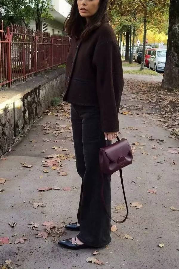 Wear Button Woolen Coat