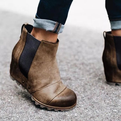 Wedge Ankle Booties