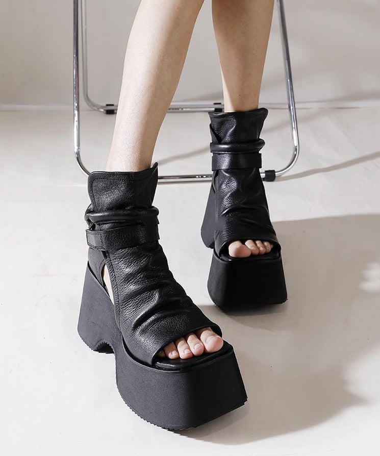 Black Sandals Platform Sandals