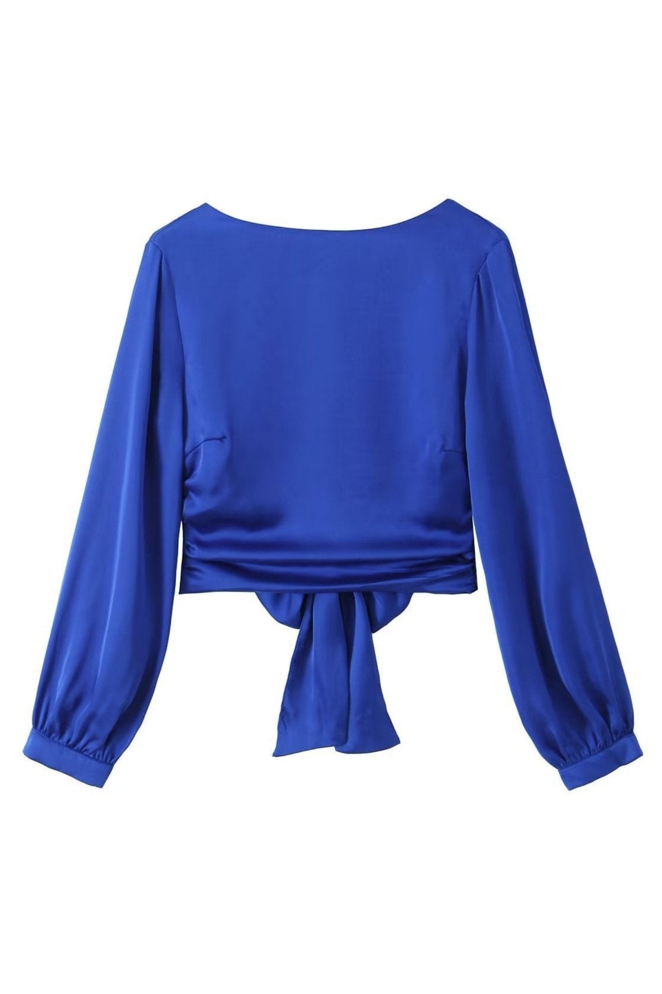 Martha Backless Satin Top