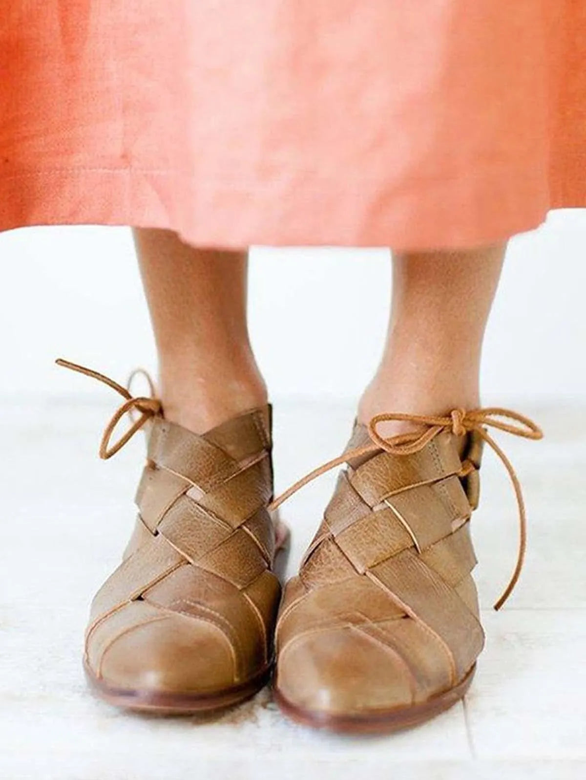 Woven Pointed Flats