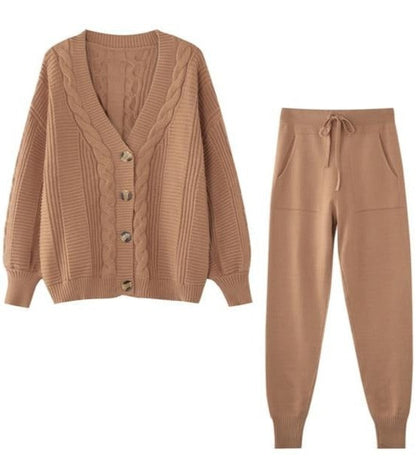 Varvara Cardigan & Pants Set