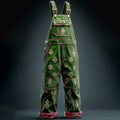Comstylish Men's Retro Christmas Snowflake Embroidered Jumpsuit