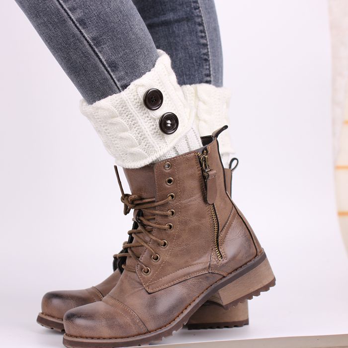 Casual Solid Color Knitted Socks elevenforest