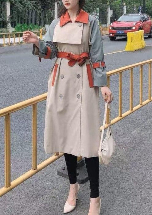 Lanna Colorblock Trench Coat
