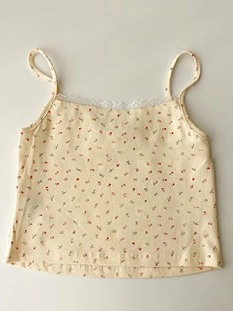 Camisole ’s Tops Summer Short Tops New Lace Slim Warm Joker Bottoming Tops for Camis