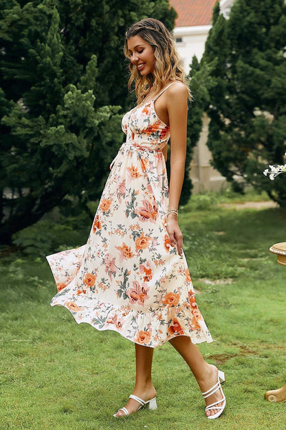 Cami Print Midi Dress