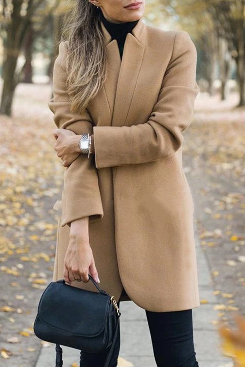 Long Sleeve Regular Sleeve Coats(6 Colors)