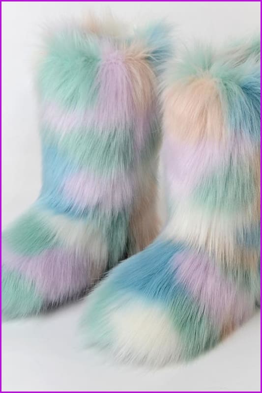 [pre-] Faux Fur Winter Boots F1128