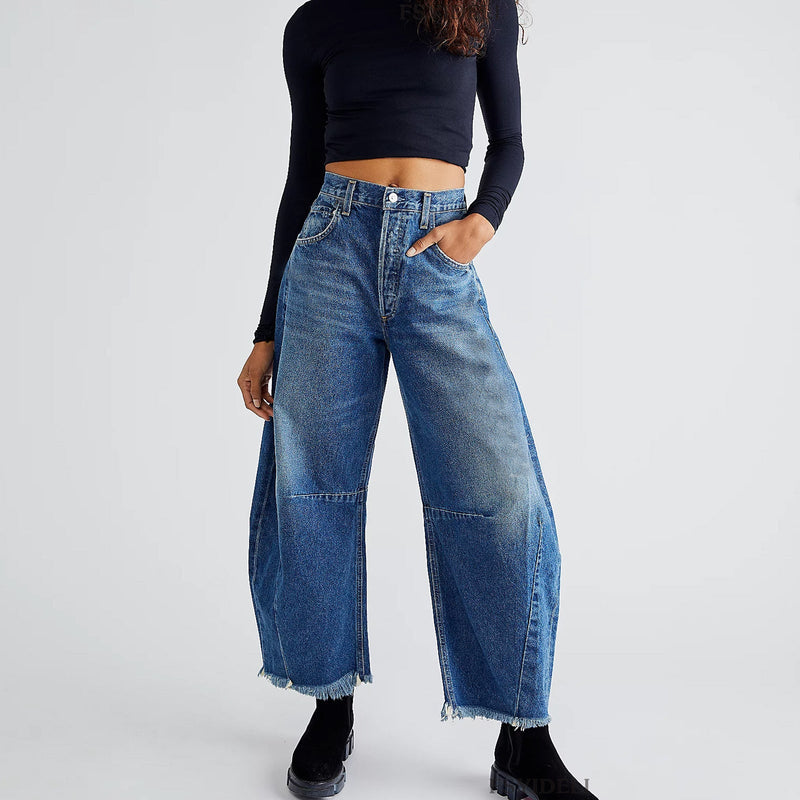 Straight Jeans Multi Color Cropped Pants Wide Leg Jeans for – and Stylish Bottoms