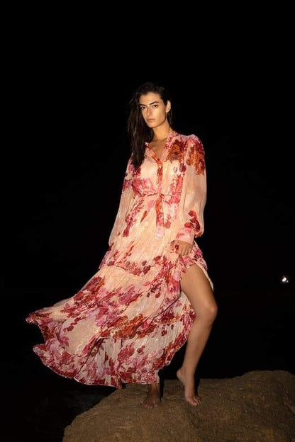 Sylvia Long Sleeve Maxi Dress