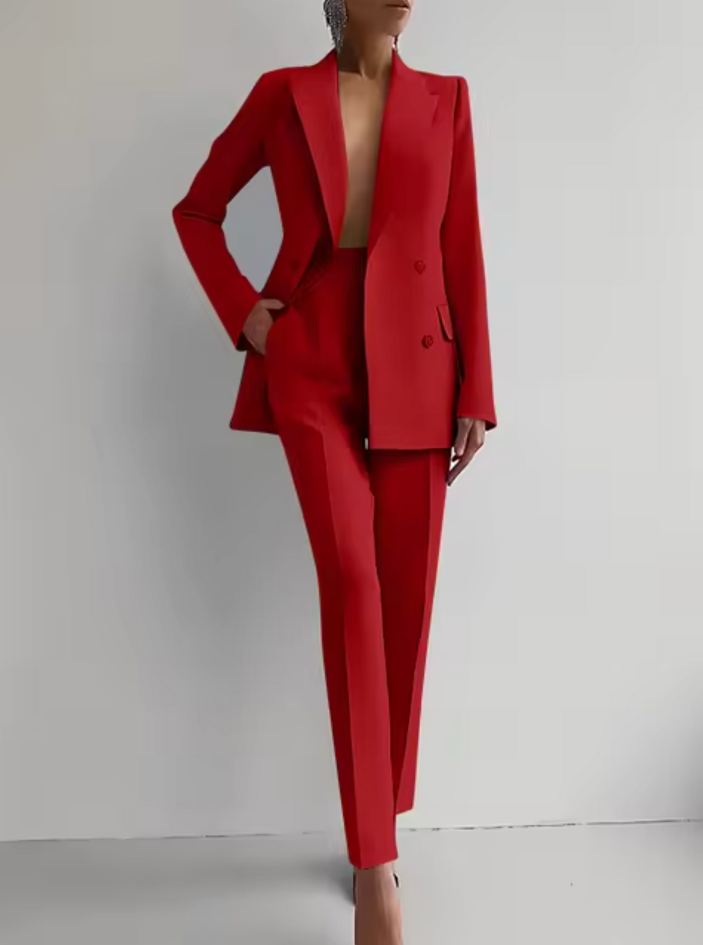JO | Set of blazer and pleated trousers