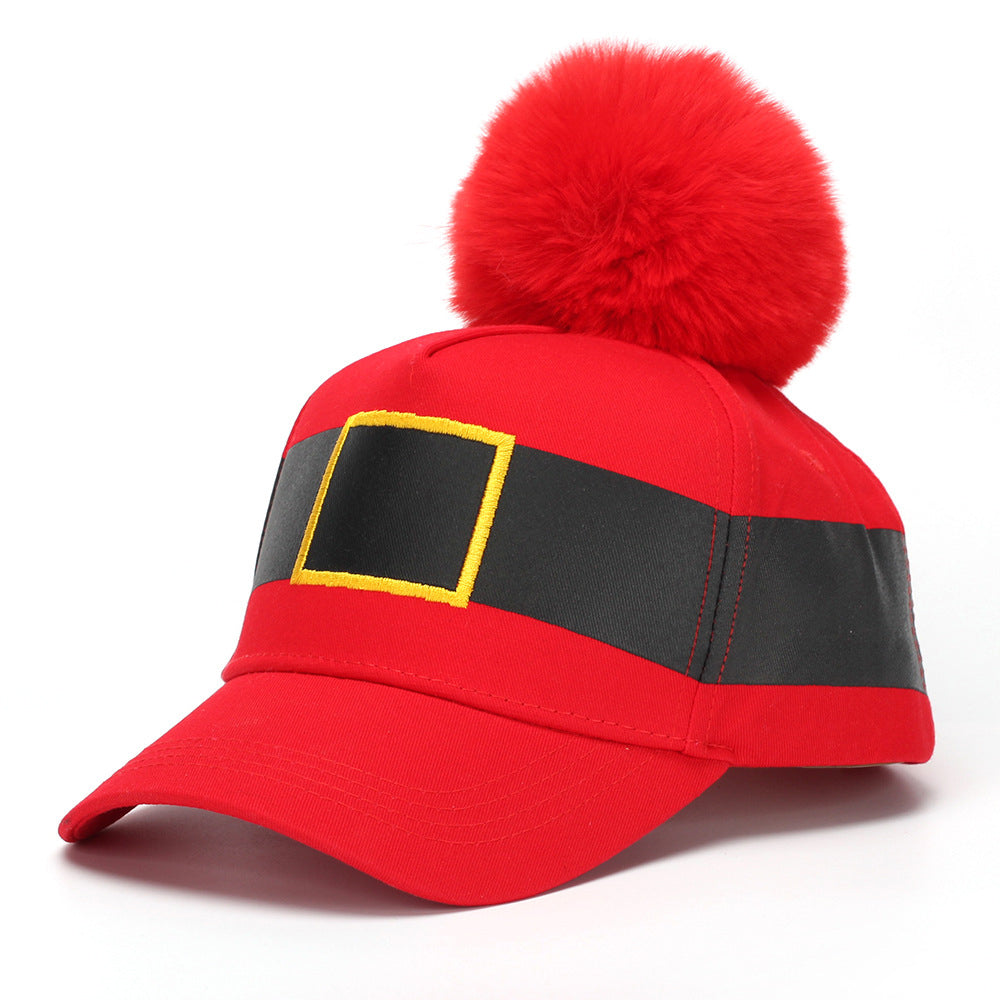 Comstylish Funny Cute Christmas Pom-pom Baseball Cap