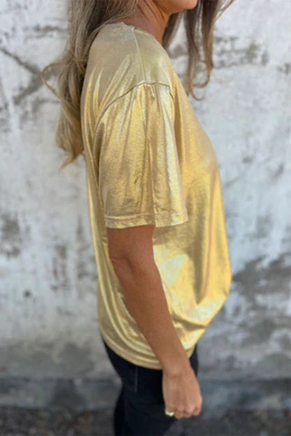 Color O Neck T-shirts(5 Colors)