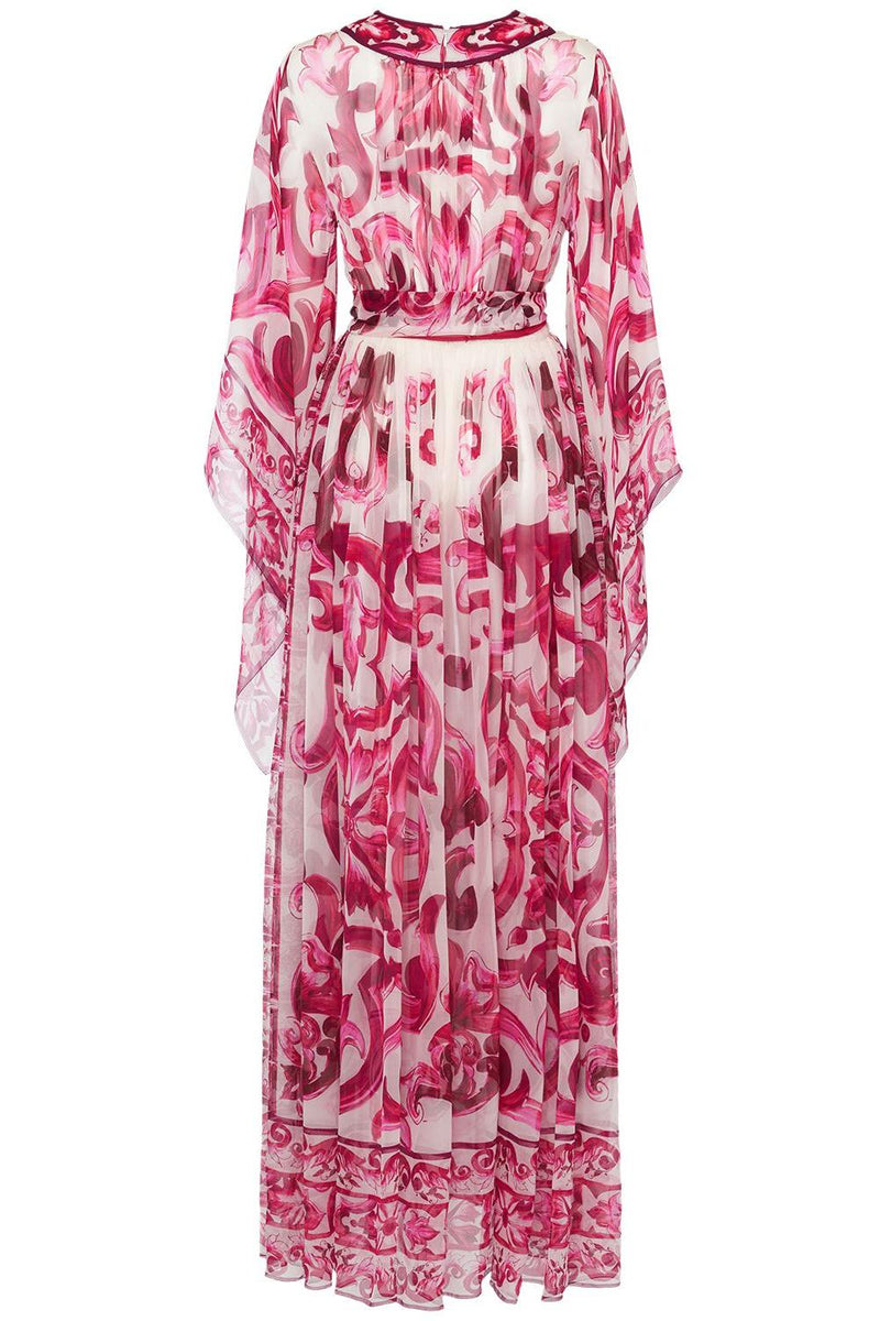 Chiffon Long Sleeve Maxi Dress