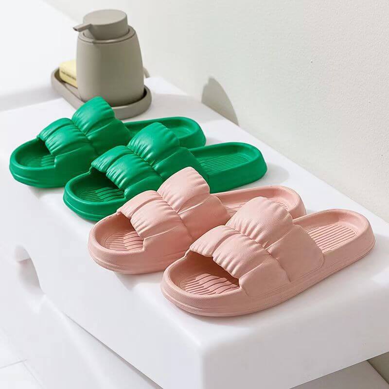 Cushy Stylish Puffer Slides Sandals