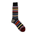 Soft Warm Retro Tribal Rainbow Contrasting Socks elevenforest