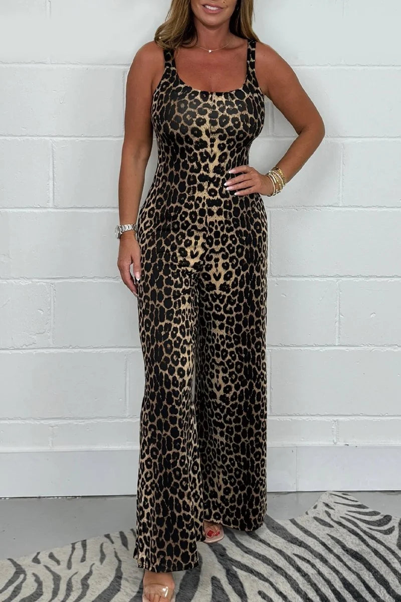 Wide Leg Vest Top Jumpsuit