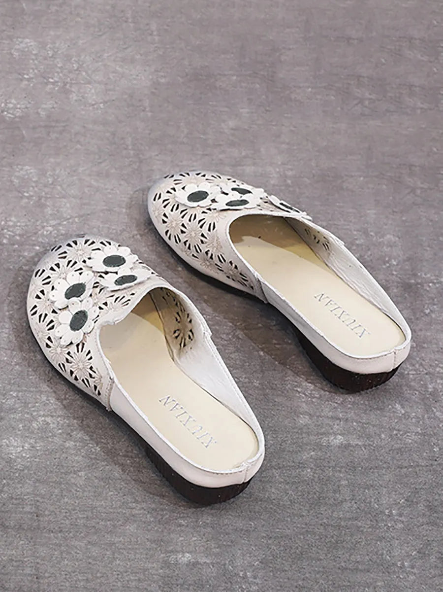 Subtly Elegant Slippers with a Refined Vintage Look