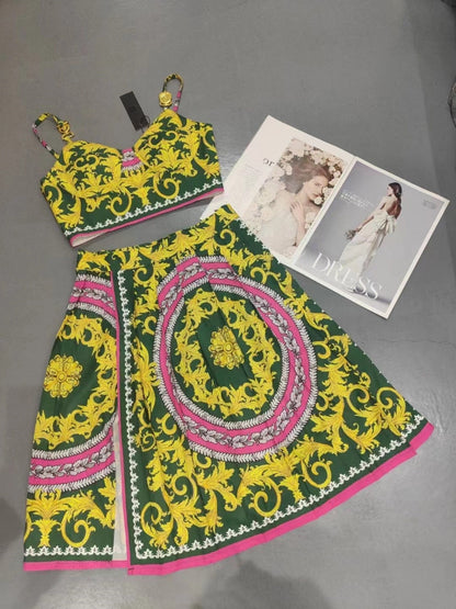 Gloria Top & Skirt Set