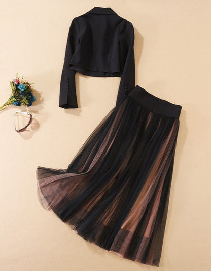 Leisa Top & Mesh Skirt