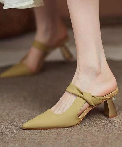 Beautifully Finished Slippers in a Timeless Design